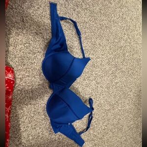 La Vie En Rose Blue Bikini Top